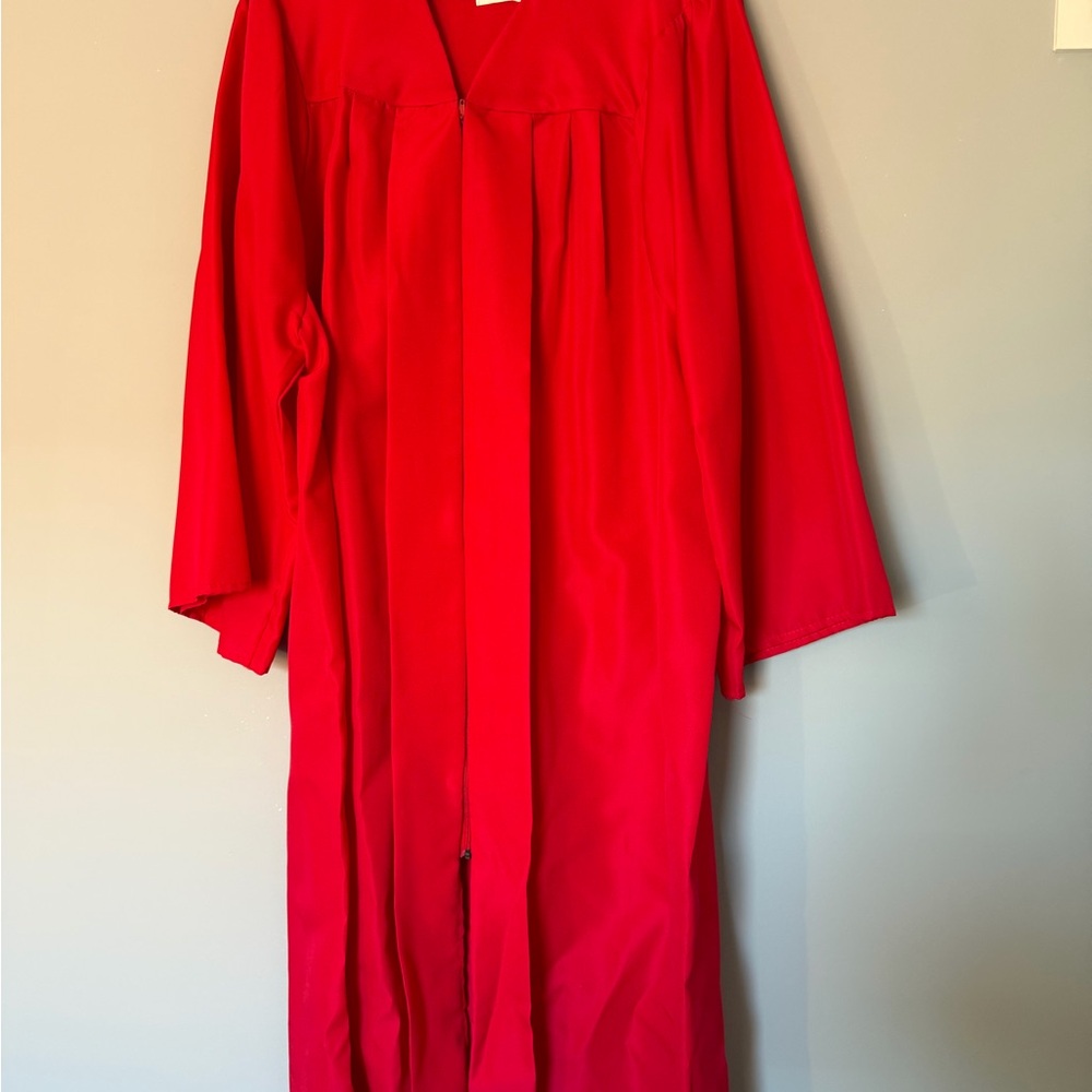 Elegant Red Women's Gown